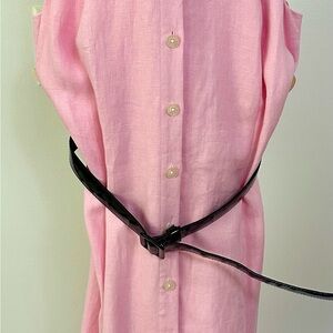 Ralph Lauren Pink Linen Dress